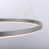 Leuchten-Direkt RITUS Lampadario a sospensione LED Alluminio, 1-Luce