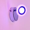 Lucy Applique LED Cromo, 1-Luce, Telecomando, Cambia colore