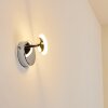Lucy Applique LED Cromo, 1-Luce, Telecomando, Cambia colore