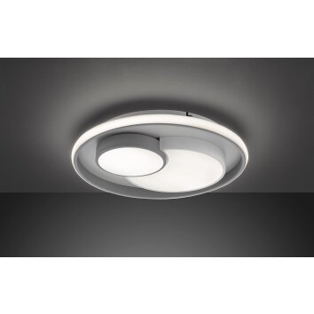 Wofi-Leuchten FELA Plafoniera LED Bianco, 1-Luce