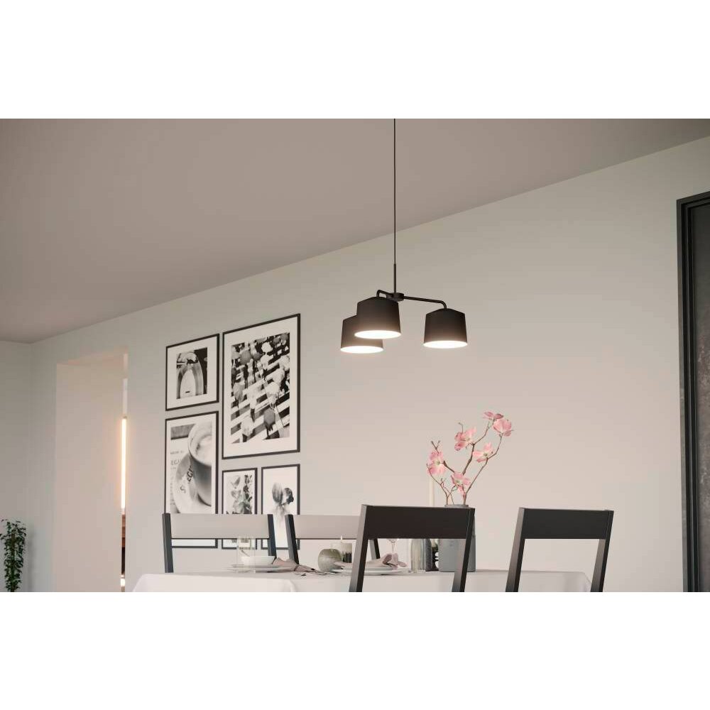 Eglo CAGUANES Lampadario a sospensione Nero, Bianco, 3-Luci main product photo