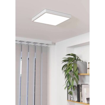 Eglo FUEVA Plafoniera LED Bianco, 1-Luce