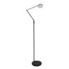 Steinhauer Soleil Lampada da terra LED Nero, 1-Luce