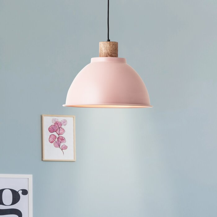 Brilliant Erena Lampada a Sospensione Fucsia, 1-Luce Brilliant Erena Lampada a Sospensione Fucsia, 1-Luce