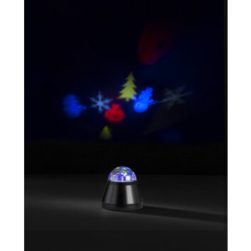 Wofi WINTER Lampada da Tavolo LED Nero, 1-Luce