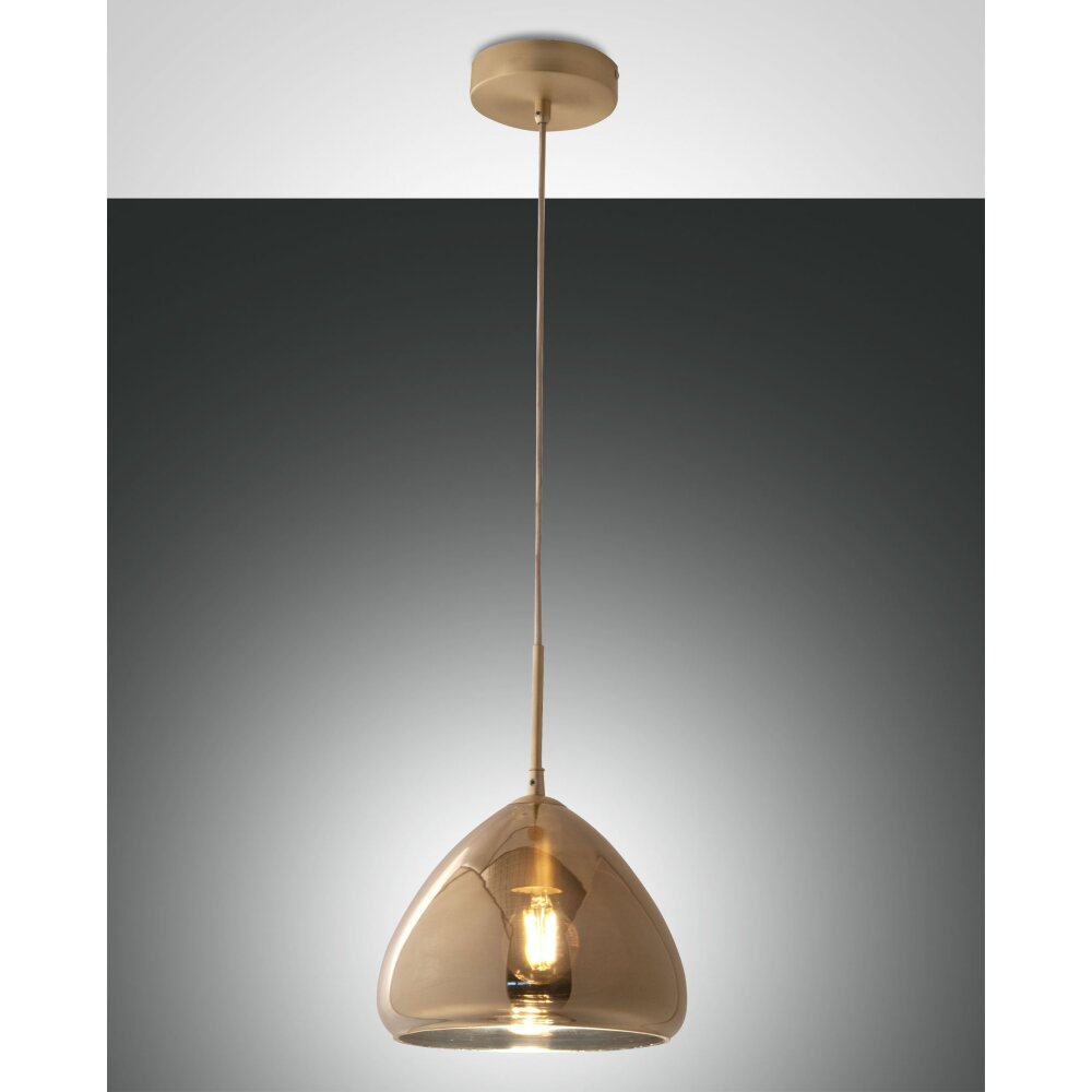 Fabas Luce Glow Lampada a Sospensione Ottone, 1-Luce main product photo