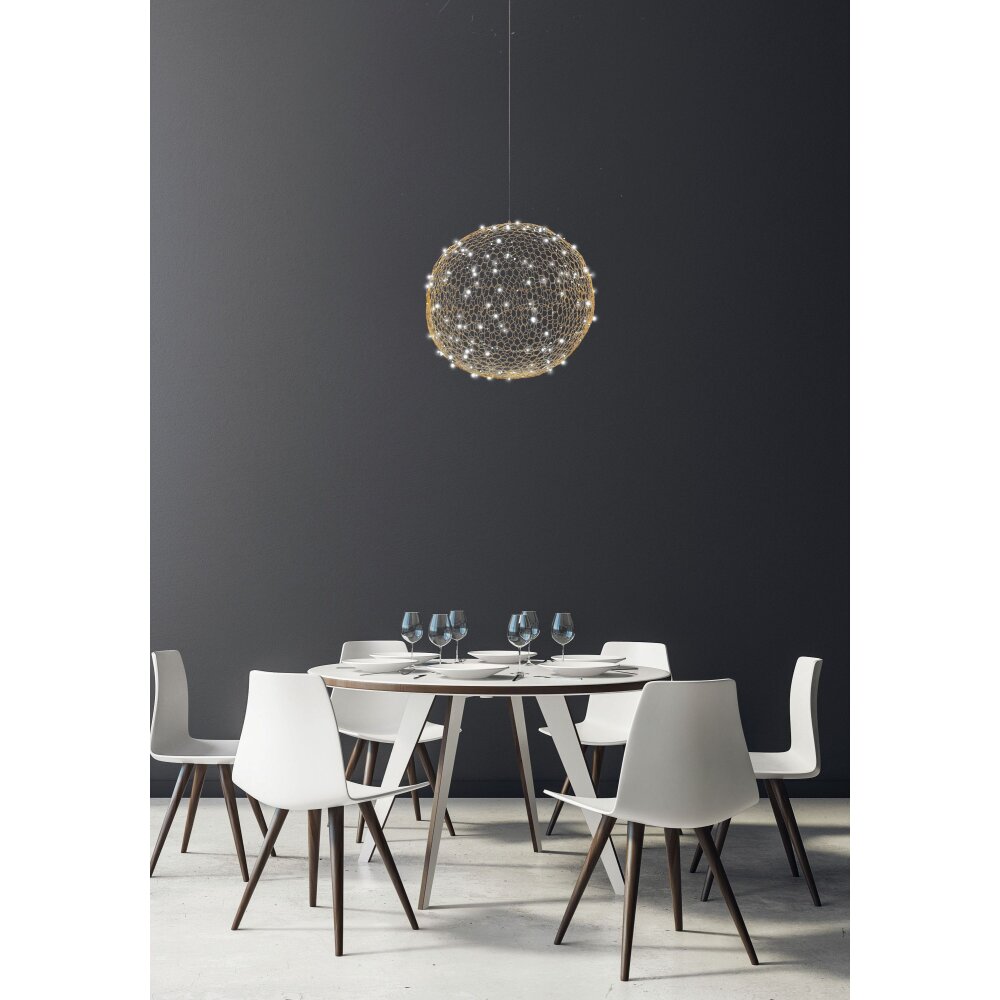 Fabas Luce Sumter Lampada a Sospensione LED Oro, 1-Luce main product photo