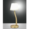 Fabas Luce Ibla Lampada da tavolo LED Ottone, 1-Luce