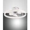 Fabas Luce Relais ventilatore da soffitto LED Bianco, 1-Luce