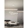 Fabas Luce Tirreno Lampada a Sospensione LED Bianco, 3-Luci