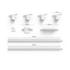 Philips Hue Perifo Plafoniera Set di base LED Bianco, 4-Luci, Cambia colore