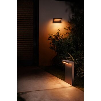 Philips Hue Nyro Lampada con piedistallo LED Nero, 1-Luce, Cambia colore