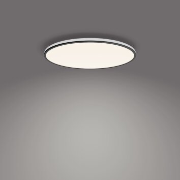Philips Ozziet Plafoniera LED Nero, Bianco, 1-Luce