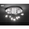 WOFI SLIGO Applique LED Nichel opaco, 18-Luci