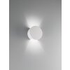 Luce Design Leiron Applique può essere dipinta con colori disponibili in commercio, Bianco, 1-Luce