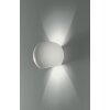 Luce Design Moses Applique può essere dipinta con colori disponibili in commercio, Bianco, 1-Luce