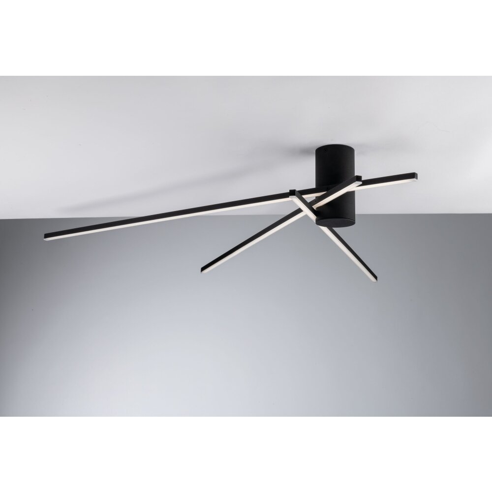 Luce Design Shanghai Plafoniera LED Nero, 3-Luci main product photo