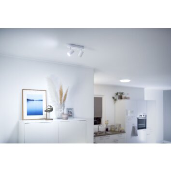 Philips WiZ IMAGEO Plafoniera LED Bianco, 2-Luci, Cambia colore