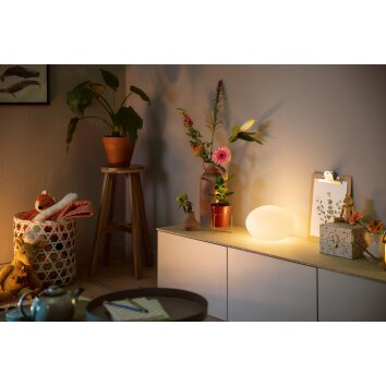 Philips Hue Flourish Lampada da tavolo LED Bianco, 1-Luce, Cambia colore