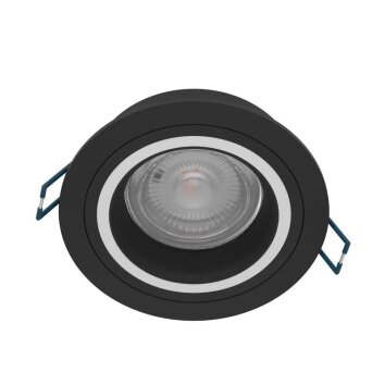 Eglo CAROSSO-Z Lampada da incasso LED Nero, 1-Luce, Cambia colore