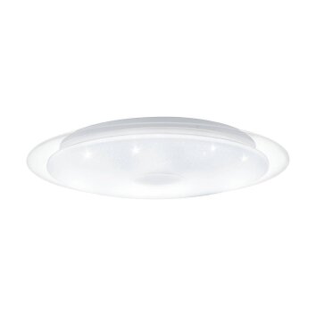 Eglo IGROKA Plafoniera LED Trasparente, chiaro, Bianco, 1-Luce