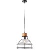 Brilliant Avia Lampada a Sospensione Legno chiaro, Nero, 1-Luce