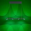 Paul Neuhaus Q-MIA Lampada a Sospensione LED Antracite, 16-Luci, Telecomando, Cambia colore
