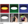Paul Neuhaus Q-LENNY Plafoniera LED Antracite, 1-Luce, Telecomando, Cambia colore