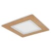 Globo CLAY Plafoniera LED Bianco, 1-Luce