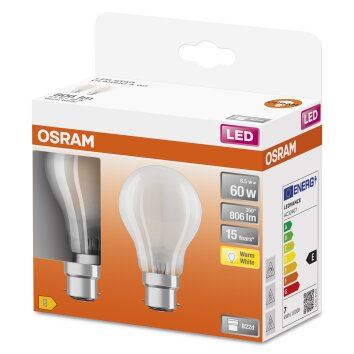 OSRAM LED Retrofit Set di 2 E27 4 Watt 2700 Kelvin 420 Lumen
