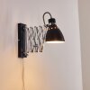 Stranderott Applique Cromo, Nero, 1-Luce