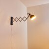 Stranderott Applique Cromo, Nero, 1-Luce