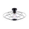 Leuchten Direkt PORTO Plafoniera Nero, 1-Luce