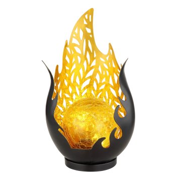 Globo SOLAR Lampada decorativa LED Oro, Nero, 1-Luce