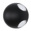 Globo SLICE Applique da esterno LED Nero, 1-Luce