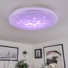Sdok Plafoniera LED Bianco, 1-Luce, Telecomando, Cambia colore