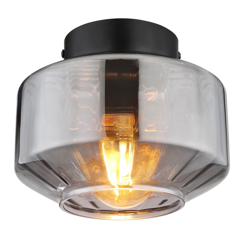 Globo CHRISTIANA Plafoniera Nero, 1-Luce main product photo