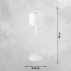 SCHÖNER WOHNEN-Kollektion Sun Lampada da tavolo LED Bianco, 1-Luce, Cambia colore