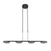 Steinhauer Turound Lampada a Sospensione LED Nero, 4-Luci