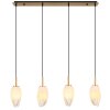 Globo BARCLEY Lampadario a sospensione Ottone, 4-Luci