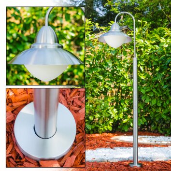 Eglo Sydney Lampada da terra per esterno Acciaio inox, 1-Luce