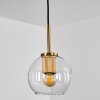 Koyoto Lampadario a sospensione Vetro 15 cm Oro, 1-Luce