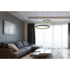 Globo AUGUSTO Lampadario a sospensione LED Oro, Nero, 2-Luci, Telecomando, Cambia colore