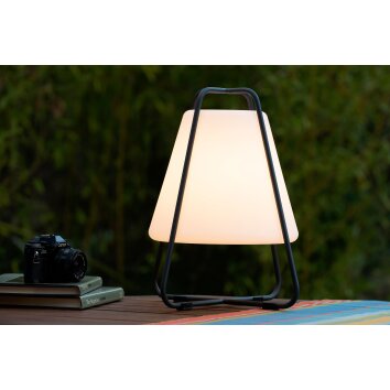 Lucide PYRAMID Lampada da tavolo LED Antracite, 1-Luce