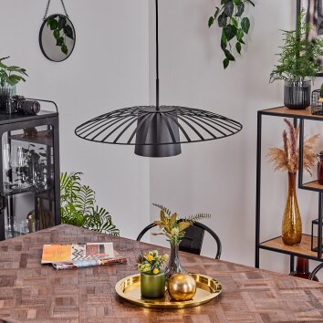 Tanakou Lampadario a sospensione Nero, 1-Luce