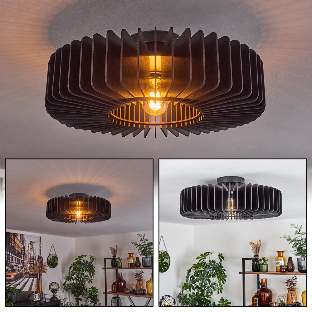 Konbongou Plafoniera Nero, 1-Luce main product photo