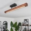 Barron Plafoniera LED Nero, 1-Luce