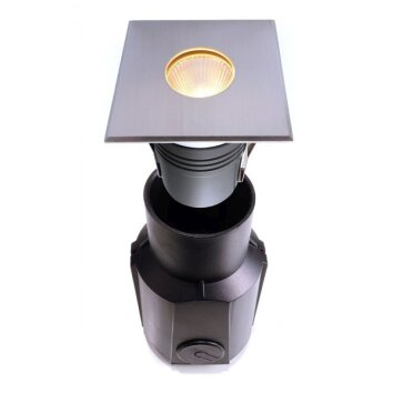 Deko Light Faretto calpestabile LED Argento, 1-Luce