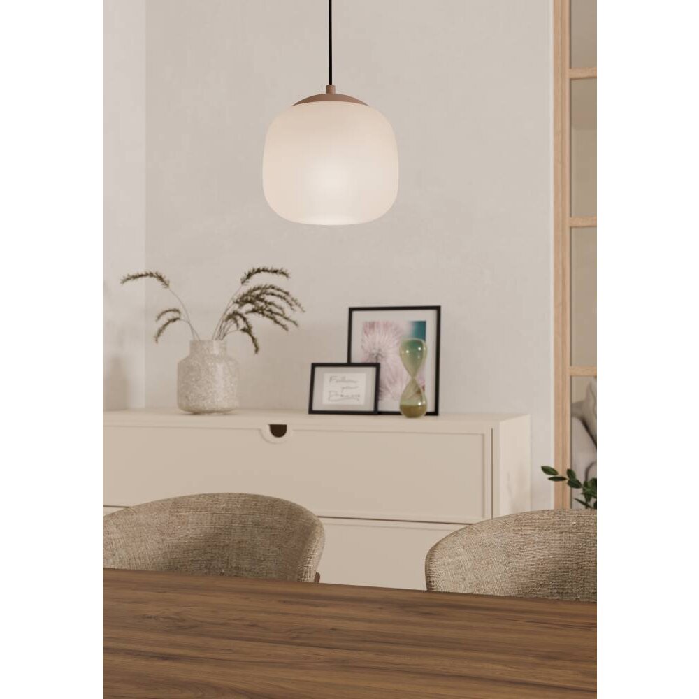 Eglo COMINIO Lampadario a sospensione Grigio talpa, 1-Luce main product photo