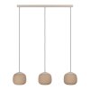 Eglo COMINIO Lampadario a sospensione Grigio talpa, 3-Luci